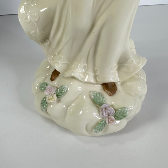 African American Vintage Angel Ceramic with Lyre/Violin (Musical) - Picture 9 of 10